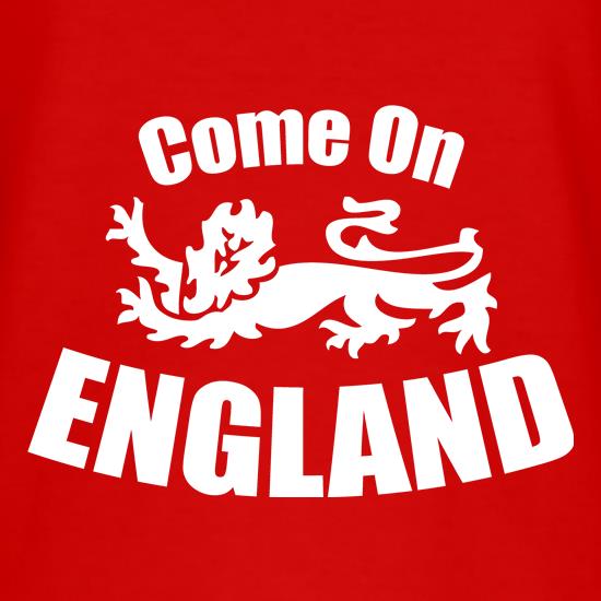 Come On England t shirt